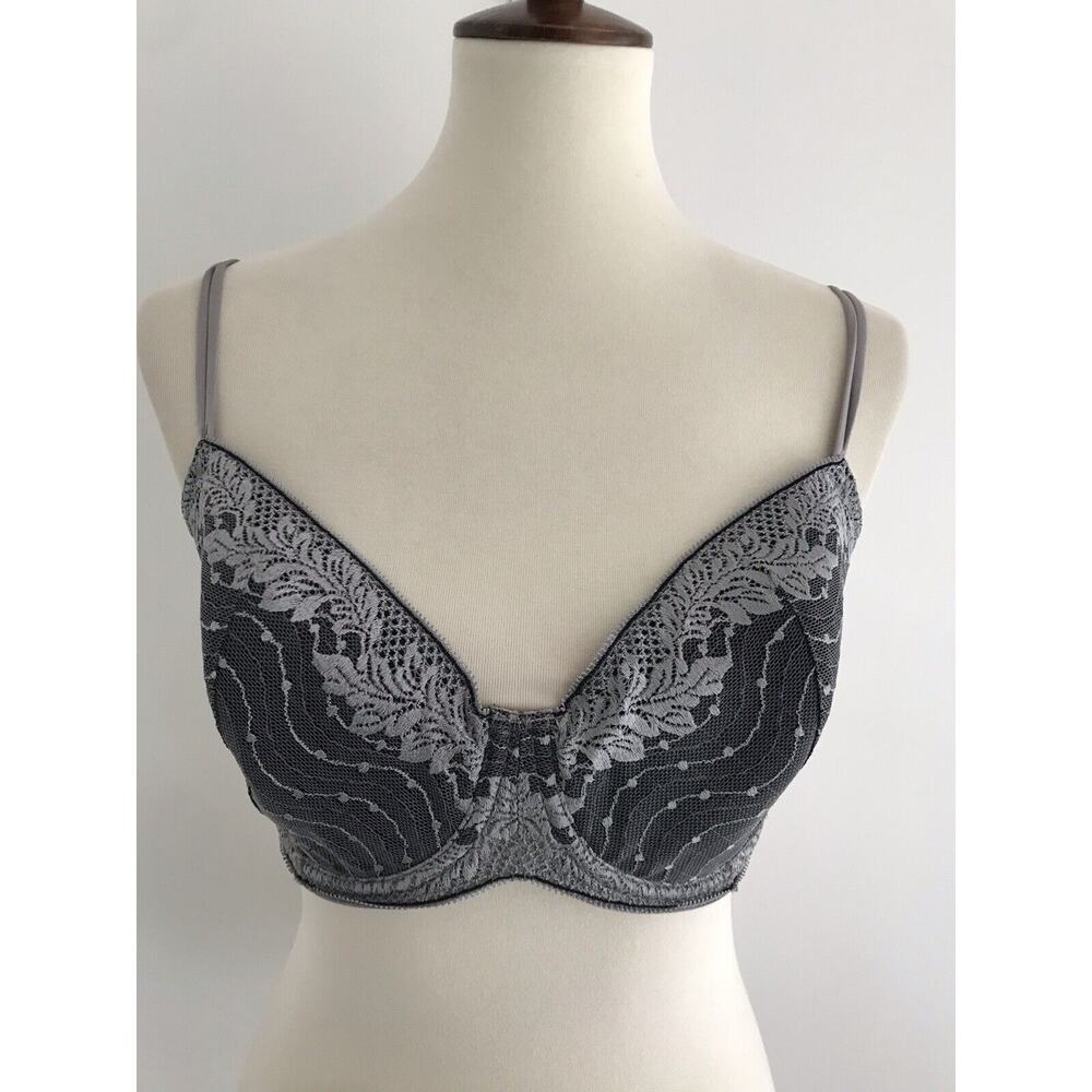 Wacoal Lingerie Bra Lace Embroidered Padded Underwire